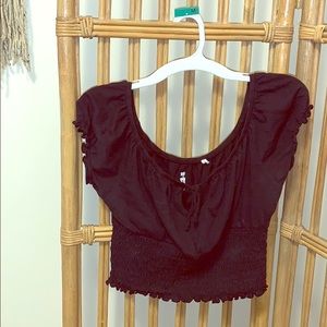 Pacsun Off the Shoulder Crop